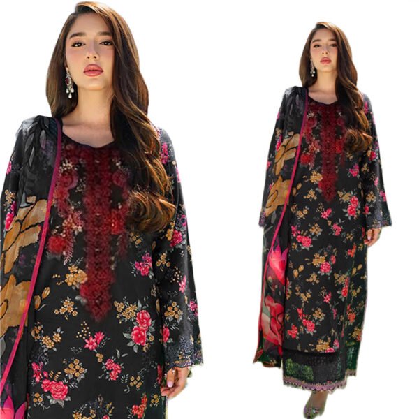 Airjet Linen 4 Side Dupatta Lace