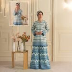 POPPIN 2PC Winter Unstitched - Ice Blue Classic