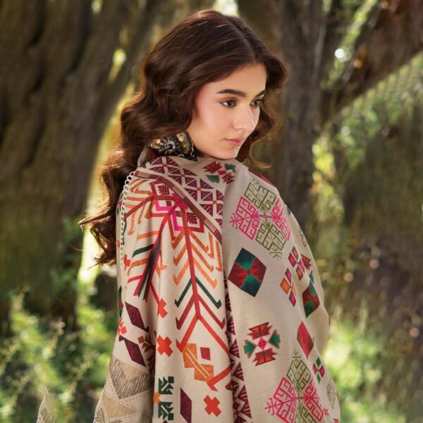 Zari Zeens C-Prints Unstitched Linen - Geometric Print