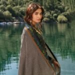 Zari Zeens C-Prints Unstitched Linen - Deep Green
