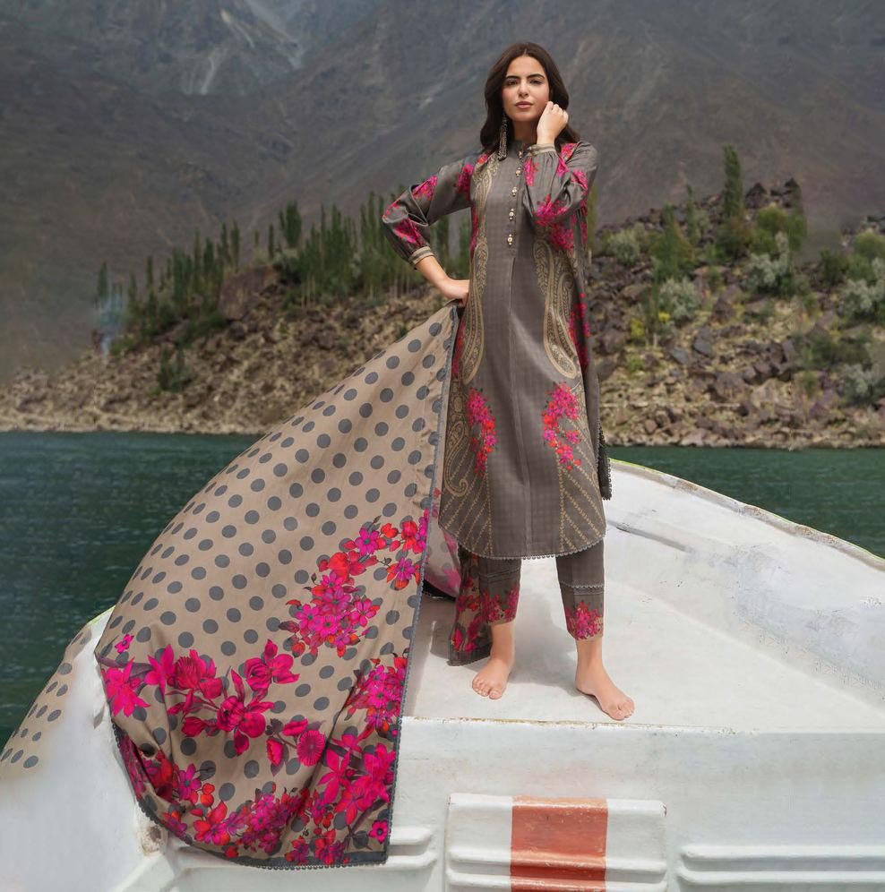 zari-zeens-c-prints-03-01-01 Zari Zeens C-Prints Unstitched Linen - Floral Polka - Image 1