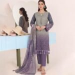 Zari Zeens Rang Mahal Viscose 2026 - Grey Lavender